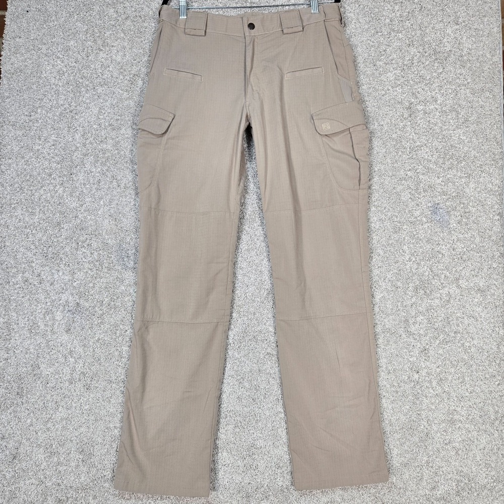 5.11 Tactical Stryke Cargo Pants Mens 34x34 Khaki Ripstop Tactical Workwear